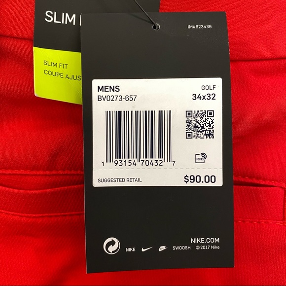 Nike Men's Golf Trousers Pants Flex Vapor Pants - Picture 16 of 16